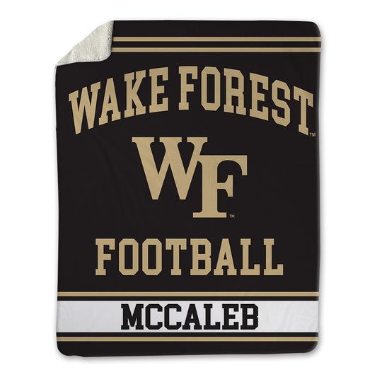 Wake Forest - NCAA Football : Kyndall McCaleb - Blanket-0