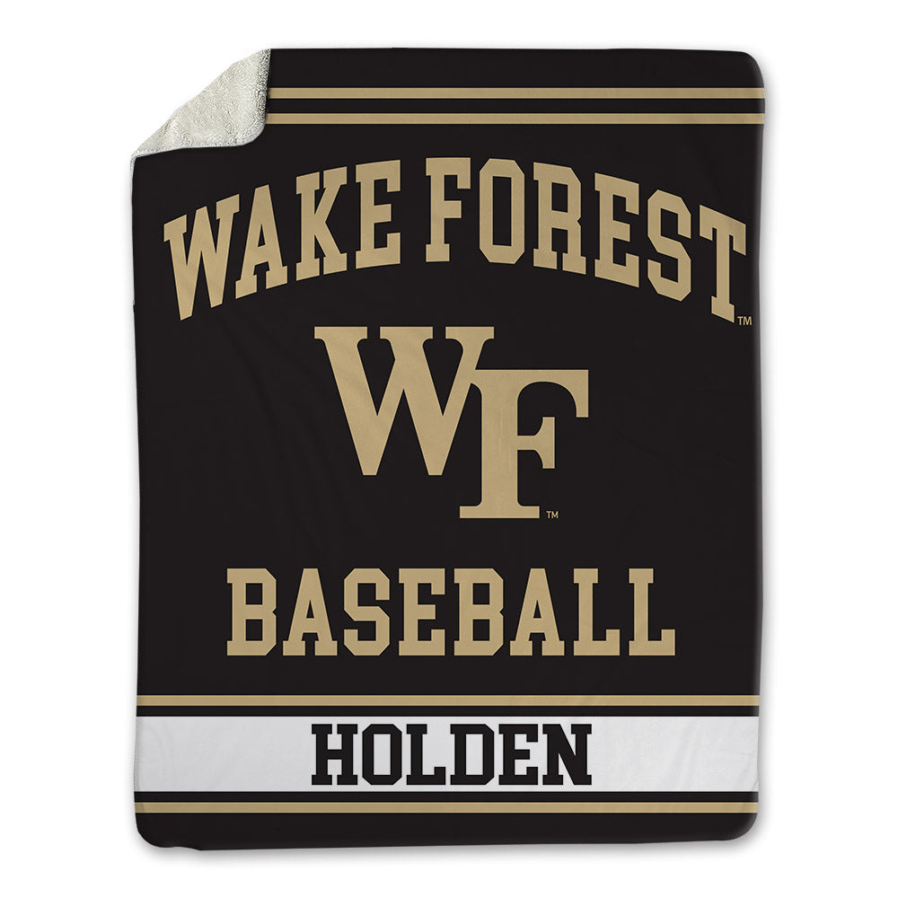 Wake Forest - NCAA Baseball : Will Holden - Blanket-0