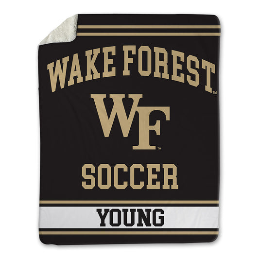 Wake Forest - NCAA Men's Soccer : Chandler Young - Blanket-0