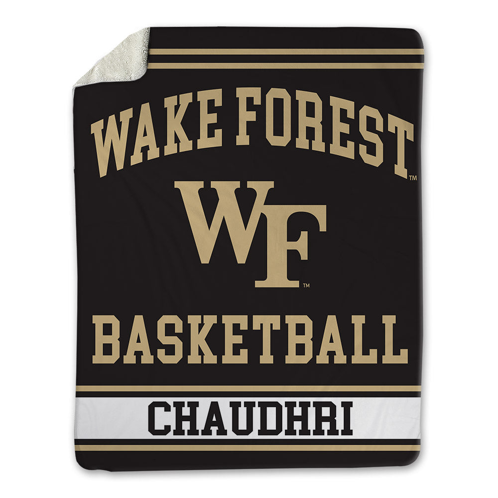 Wake Forest - NCAA Men's Basketball : Vincent Chaudhri - Blanket-0