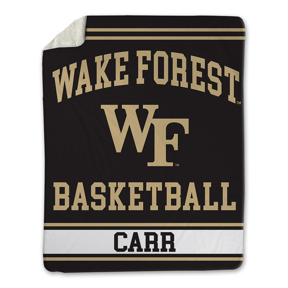 Wake Forest - NCAA Men's Basketball : Isaac Carr - Blanket-0