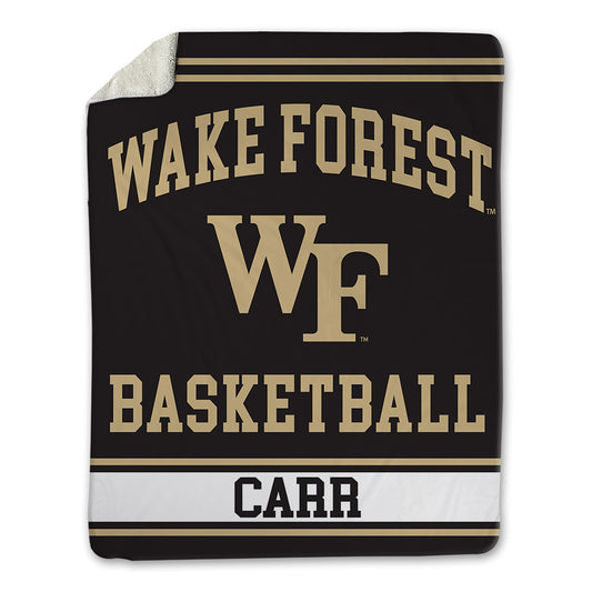 Wake Forest - NCAA Men's Basketball : Isaac Carr - Blanket-0