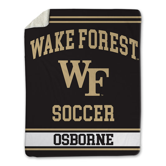 Wake Forest - NCAA Women's Soccer : MJ Osborne - Blanket-0