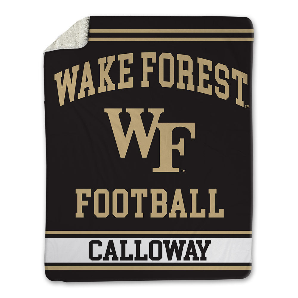 Wake Forest - NCAA Football : Ethan Calloway - Blanket-0