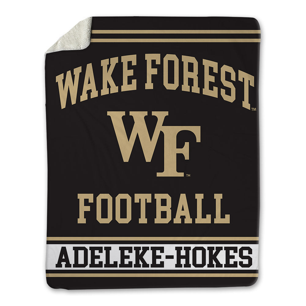 Wake Forest - NCAA Football : Kobe Adeleke-Hokes - Blanket-0