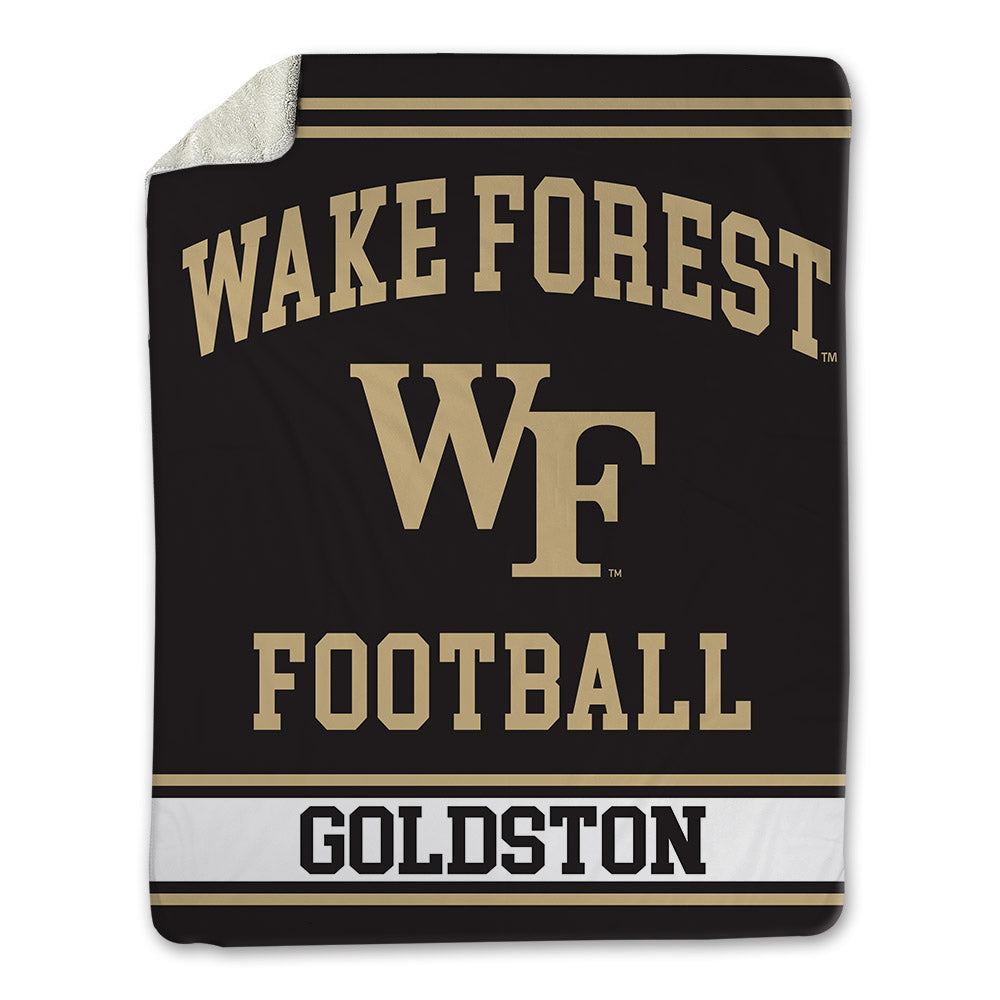 Wake Forest - NCAA Football : Devin Goldston - Blanket-0