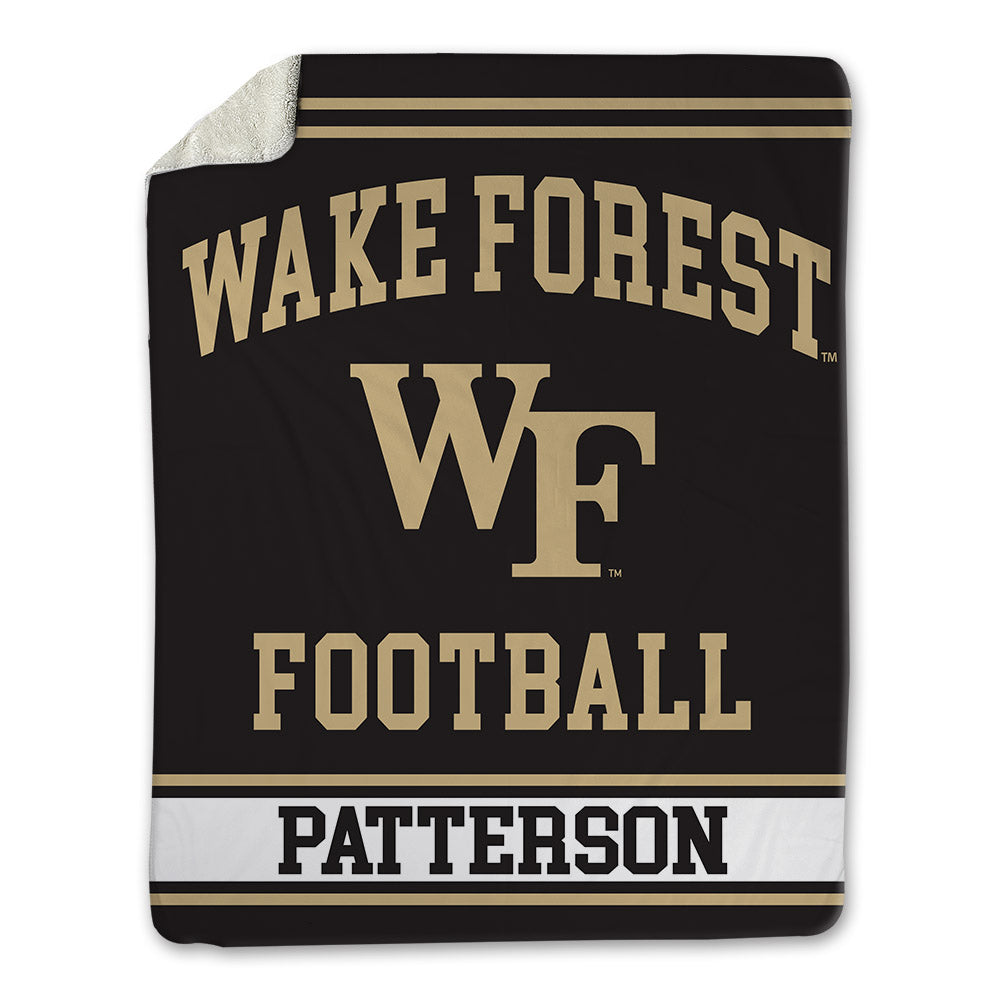 Wake Forest - NCAA Football : Joshua Patterson - Blanket-0