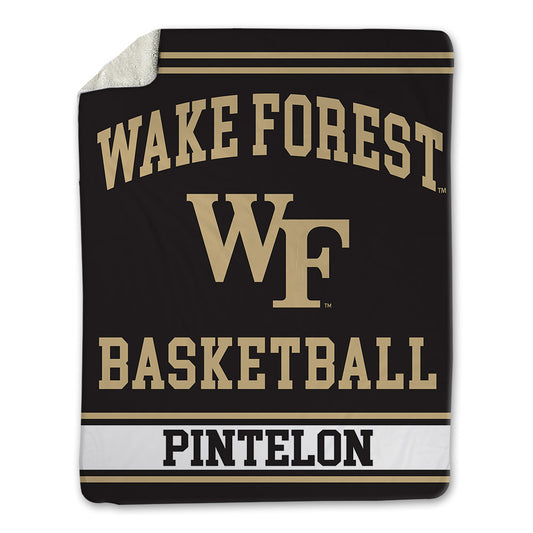 Wake Forest - NCAA Men's Basketball : Xander Pintelon - Blanket-0