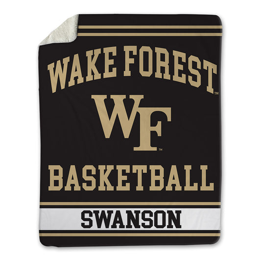 Wake Forest - NCAA Women's Basketball : Mckenzie Swanson - Blanket-0