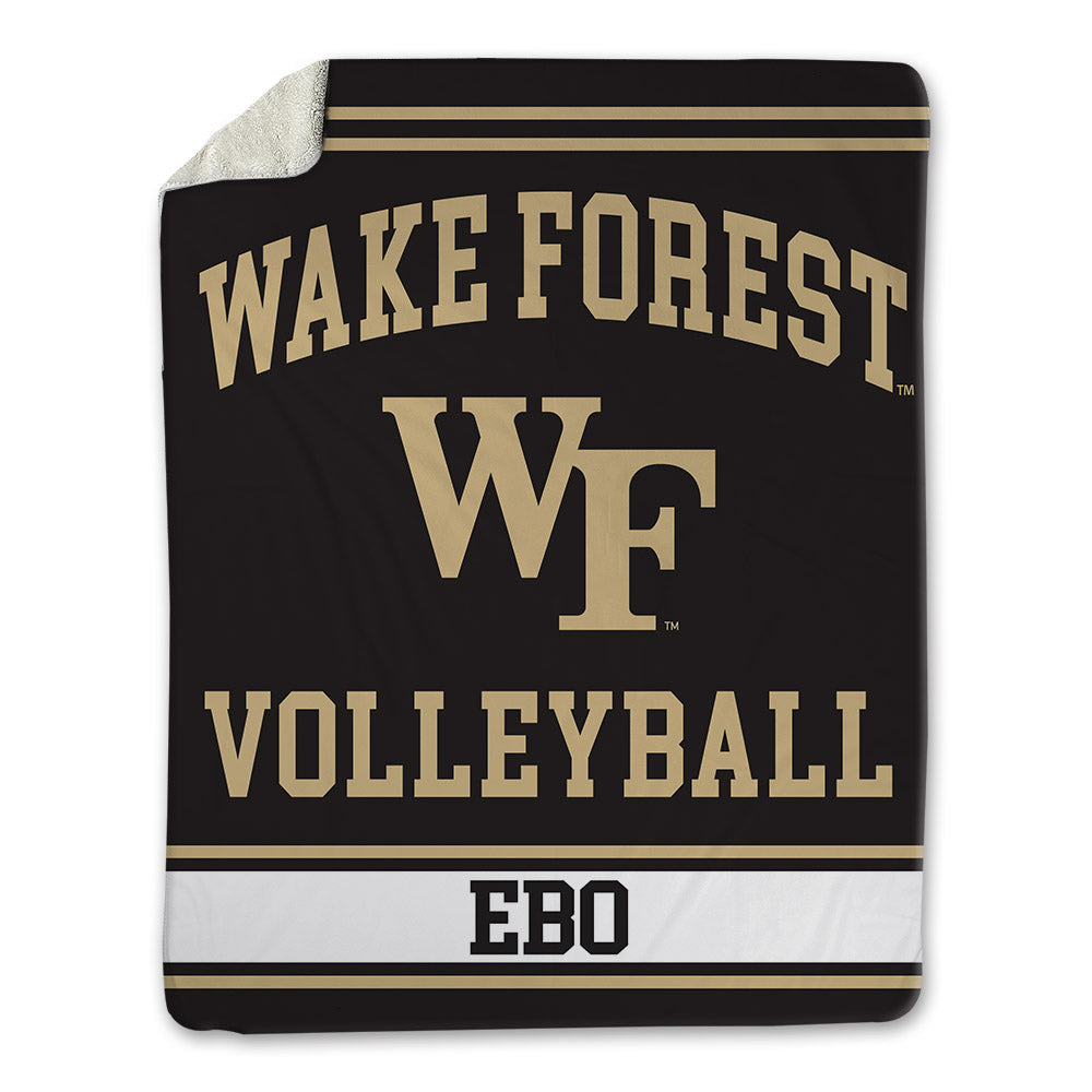 Wake Forest - NCAA Women's Volleyball : Laiya Ebo - Blanket-0