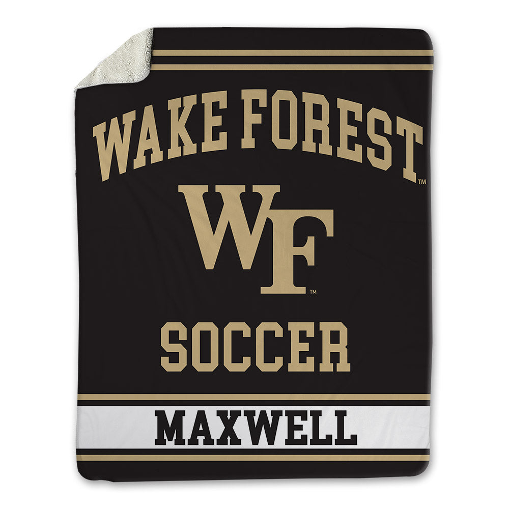 Wake Forest - NCAA Women's Soccer : Taylor Maxwell - Blanket-0