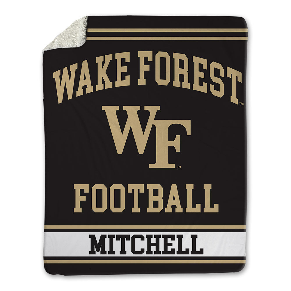Wake Forest - NCAA Football : Sydir Mitchell - Blanket-0