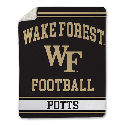 Wake Forest - NCAA Football : Eli Potts - Blanket-0