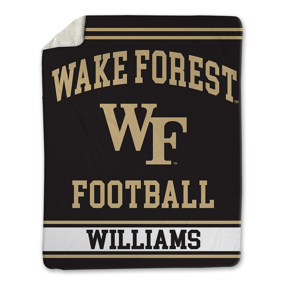 Wake Forest - NCAA Football : Eric Williams - Blanket-0