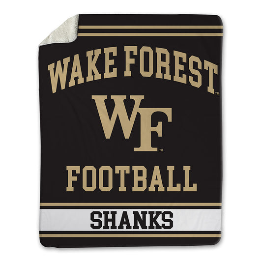 Wake Forest - NCAA Football : Kam Shanks - Blanket-0