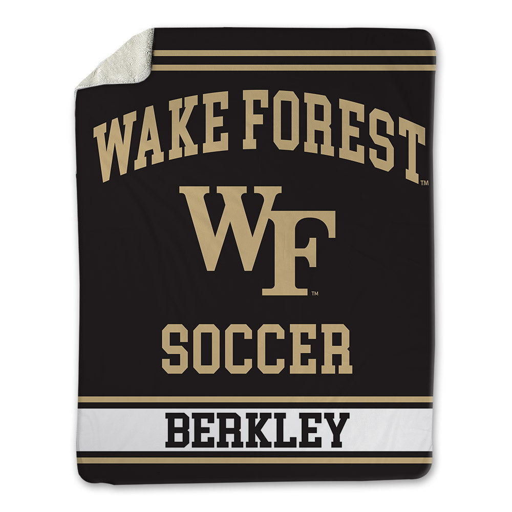 Wake Forest - NCAA Men's Soccer : Copeland Berkley - Blanket-0