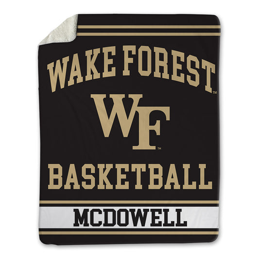 Wake Forest - NCAA Men's Basketball : Jamari McDowell - Blanket-0