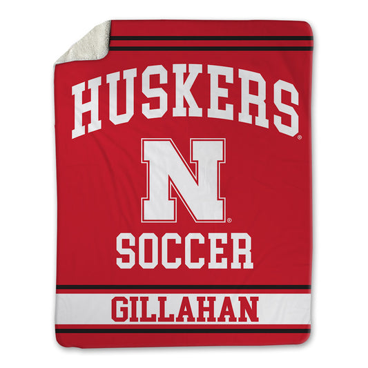 Nebraska - NCAA Women's Soccer : Avery Gillahan - Blanket Blanket-0