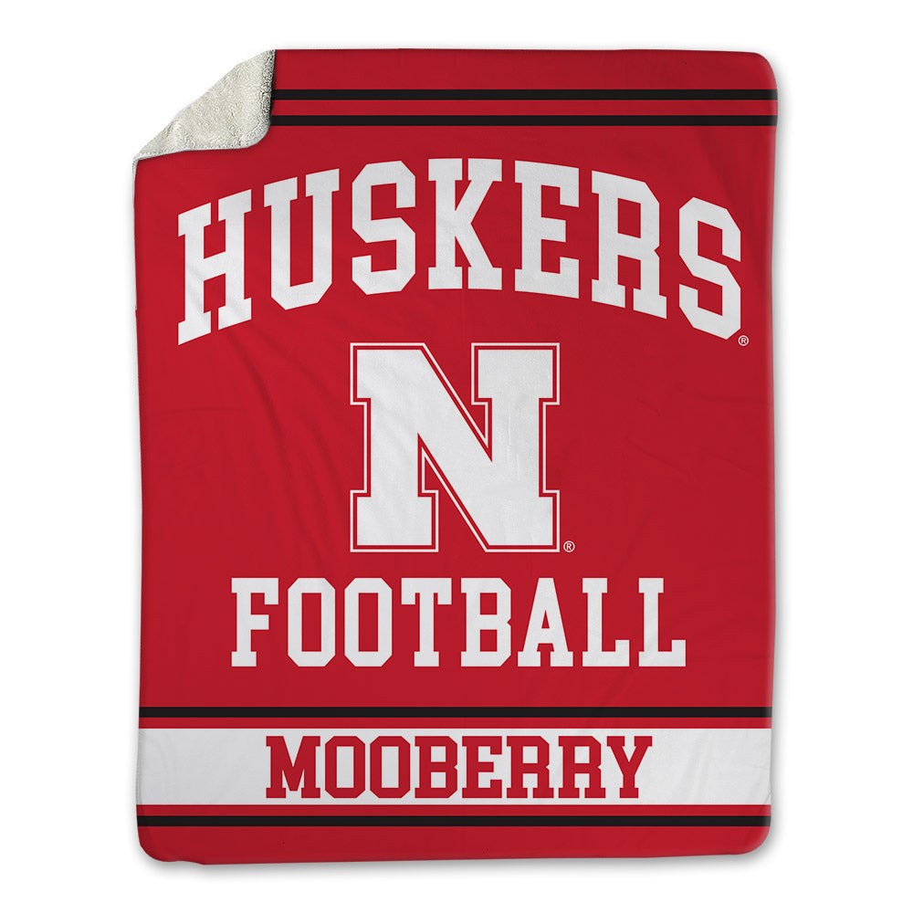 Nebraska - NCAA Football : Pierce Mooberry - Blanket Blanket-0