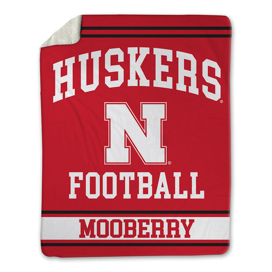 Nebraska - NCAA Football : Pierce Mooberry - Blanket Blanket-0