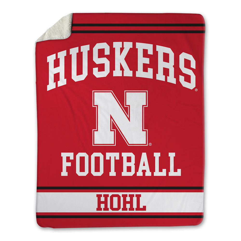 Nebraska - NCAA Football : John Hohl - Blanket Blanket-0