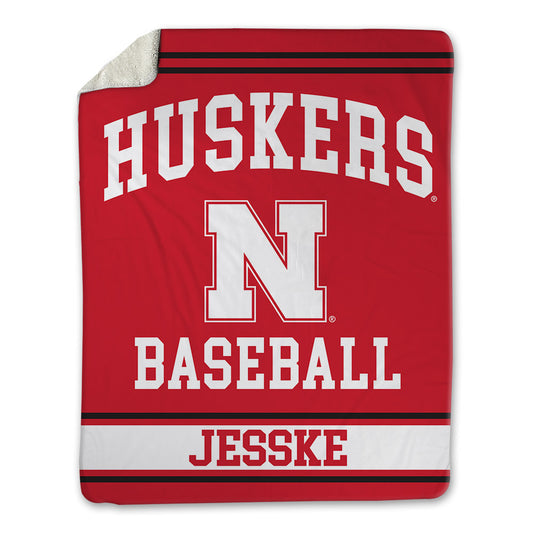 Nebraska - NCAA Baseball : Will Jesske - Blanket-0