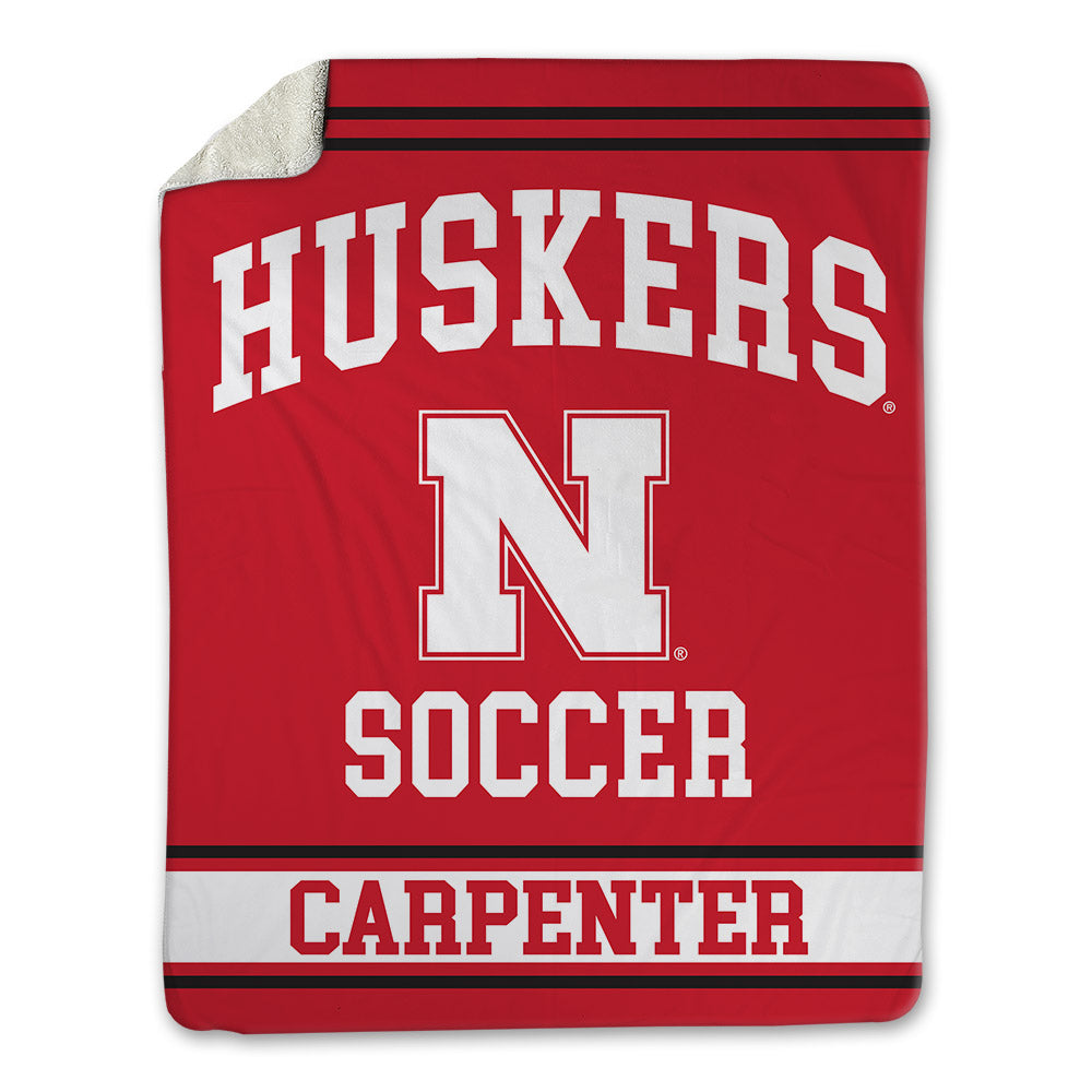 Nebraska - NCAA Women's Soccer : Kayma Carpenter - Blanket Blanket-0