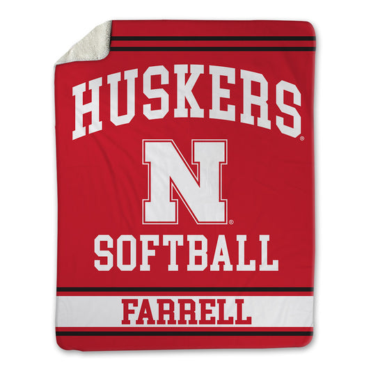 Nebraska - NCAA Softball : Jesse Farrell - Blanket Blanket-0