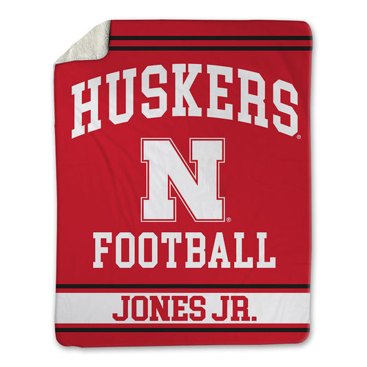 Nebraska - NCAA Football : Anthony Jones Jr. - Blanket Blanket-0