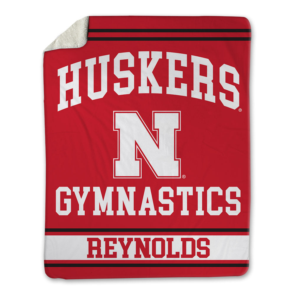 Nebraska - NCAA Men's Gymnastics : Wyatt Reynolds - Blanket Blanket-0