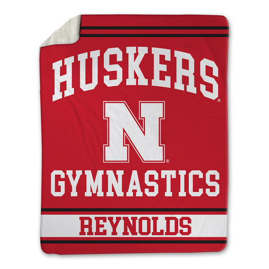 Nebraska - NCAA Men's Gymnastics : Wyatt Reynolds - Blanket Blanket-0