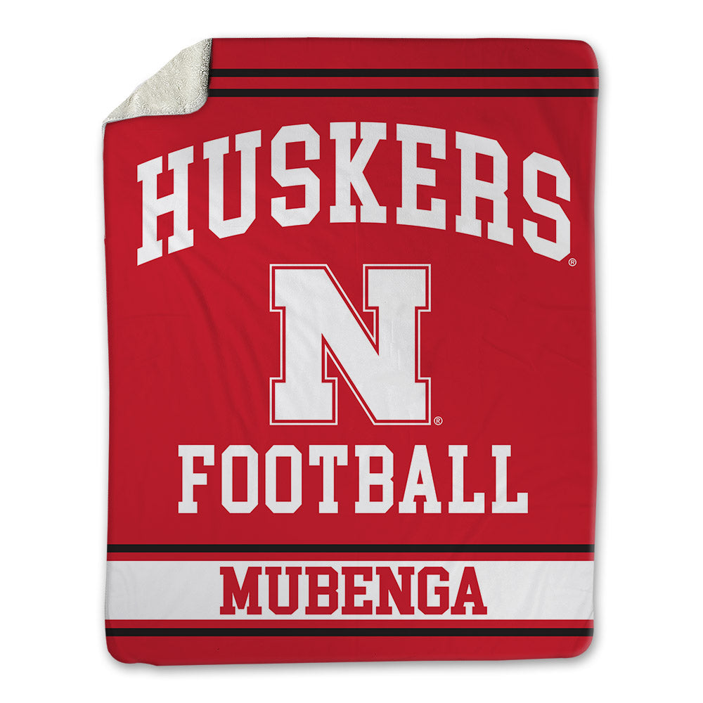 Nebraska - NCAA Football : Paul Mubenga - Blanket Blanket-0