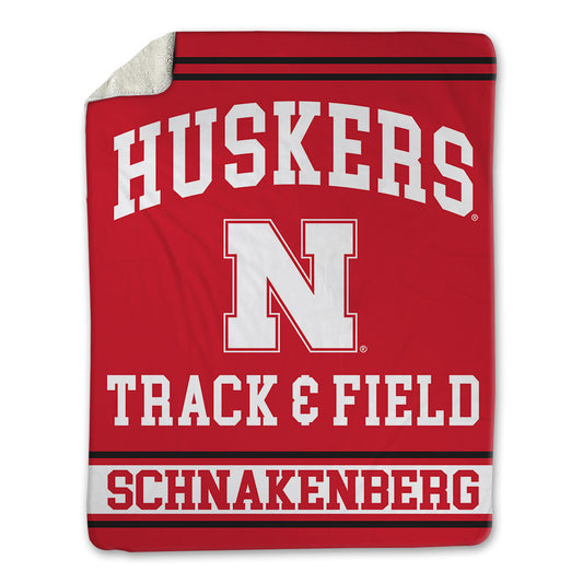 Nebraska - NCAA Men's Track & Field : Seth Schnakenberg - Blanket Blanket-0