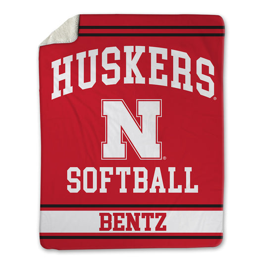 Nebraska - NCAA Softball : Cali Bentz - Blanket Blanket-0