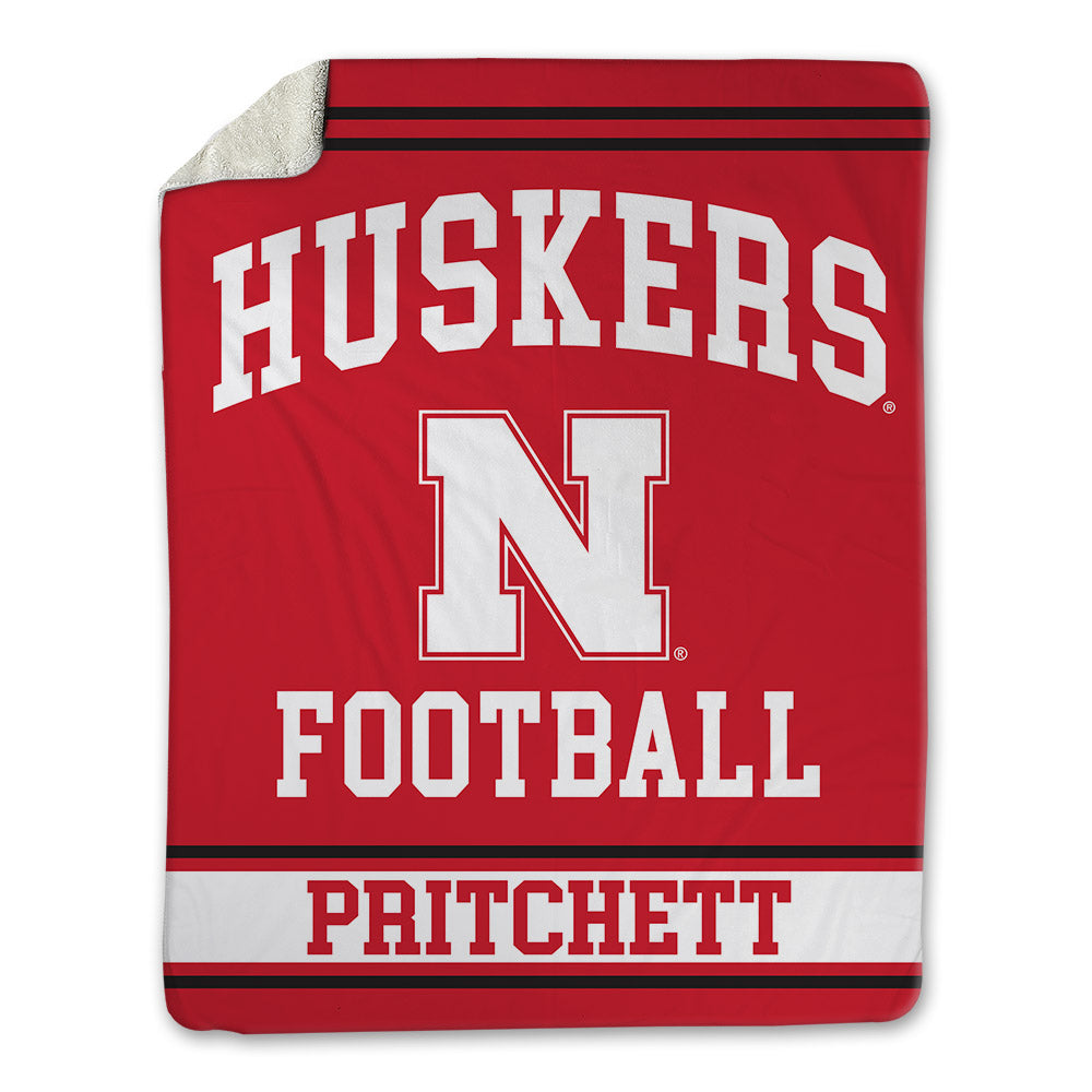Nebraska - NCAA Football : Elijah Pritchett - Blanket Blanket-0