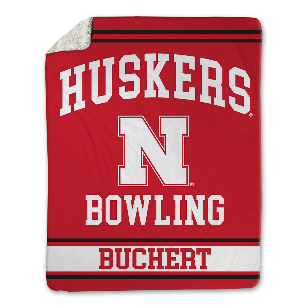 Nebraska - NCAA Women's Bowling : Desiree Buchert - Blanket-0