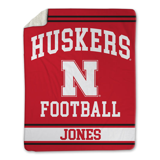 Nebraska - NCAA Football : Christian Jones - Blanket Blanket-0