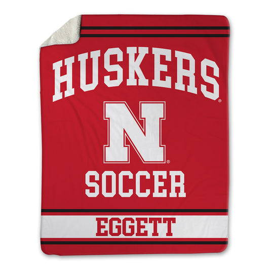 Nebraska - NCAA Women's Soccer : Kate Eggett - Blanket Blanket-0