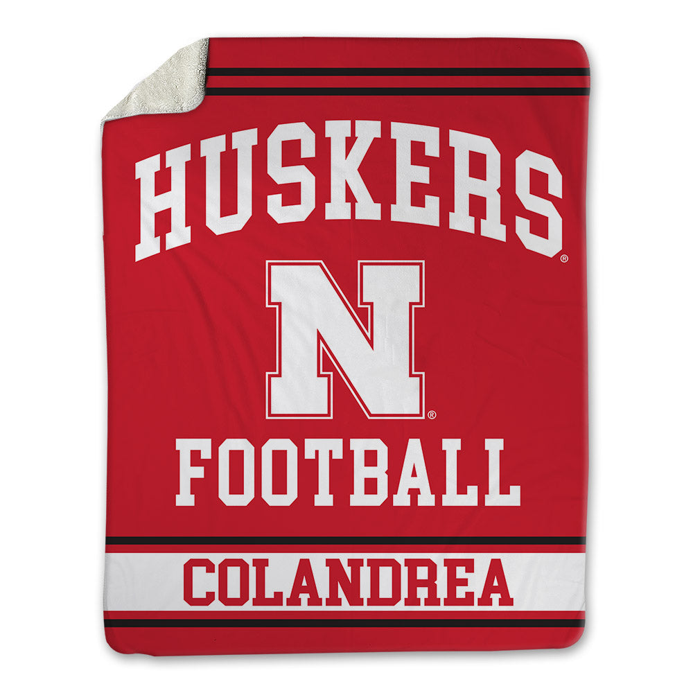 Nebraska - NCAA Football : Anthony Colandrea - Blanket Blanket-0