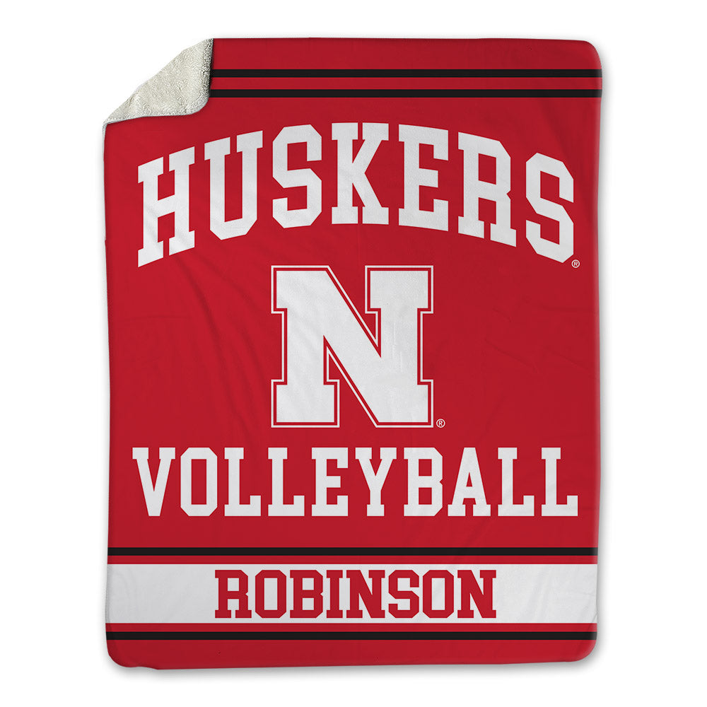Nebraska - NCAA Women's Volleyball : Jayden Robinson - Blanket Blanket-0