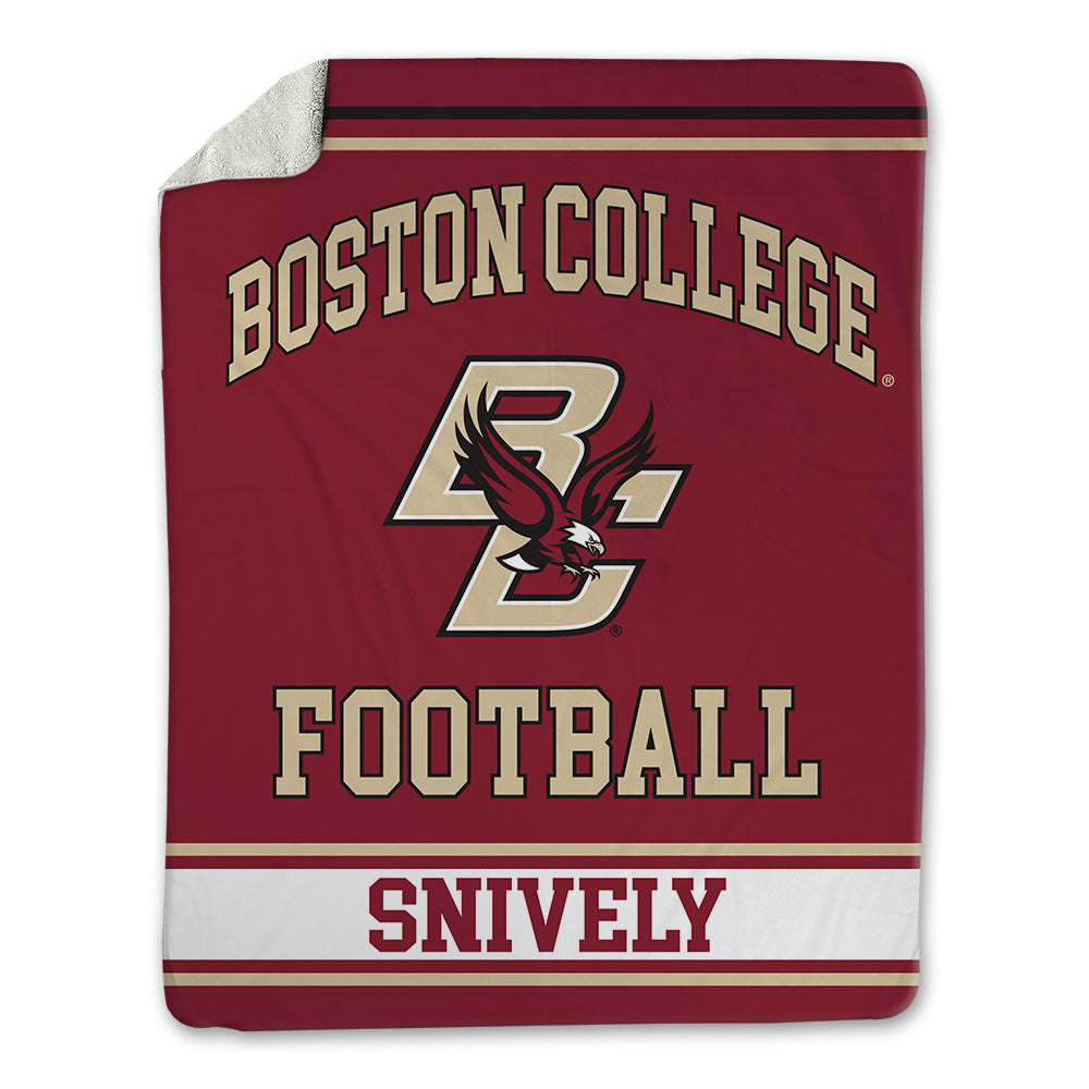Boston College - NCAA Football : Owen Snively - Blanket-0