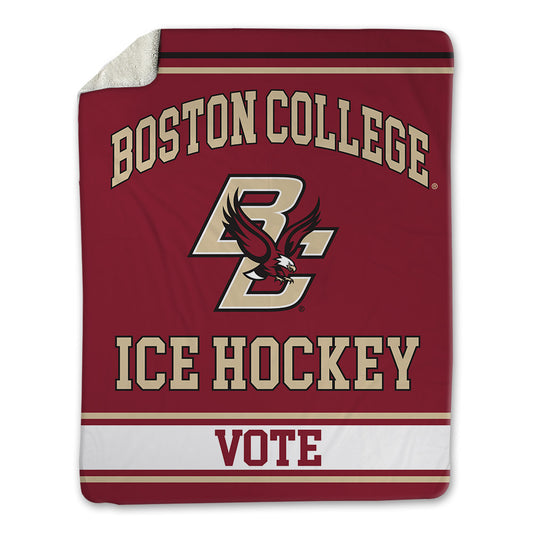 Boston College - NCAA Men's Ice Hockey : Will Vote - Blanket-0