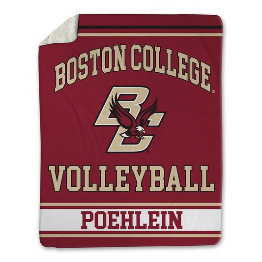 Boston College - NCAA Women's Volleyball : Isabelle Poehlein - Blanket-0