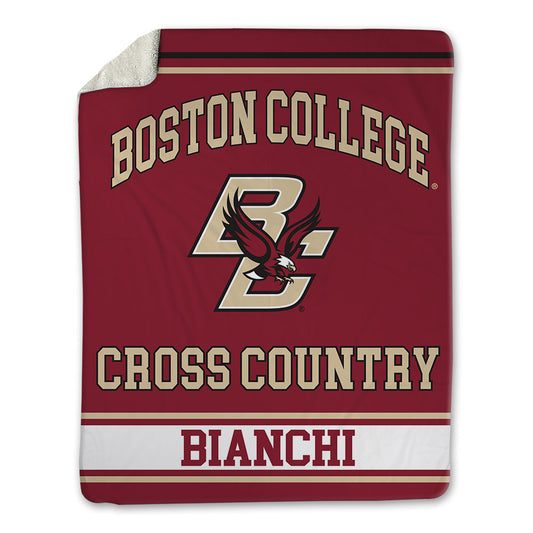 Boston College - NCAA Men's Cross Country : John Bianchi - Blanket-0
