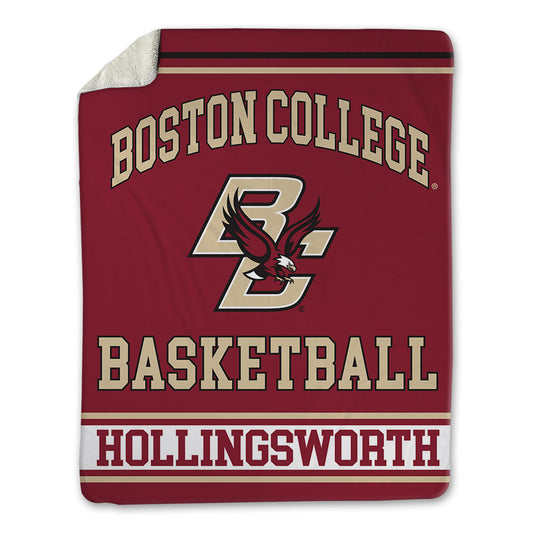 Boston College - NCAA Women's Basketball : Megan Hollingsworth - Blanket-0
