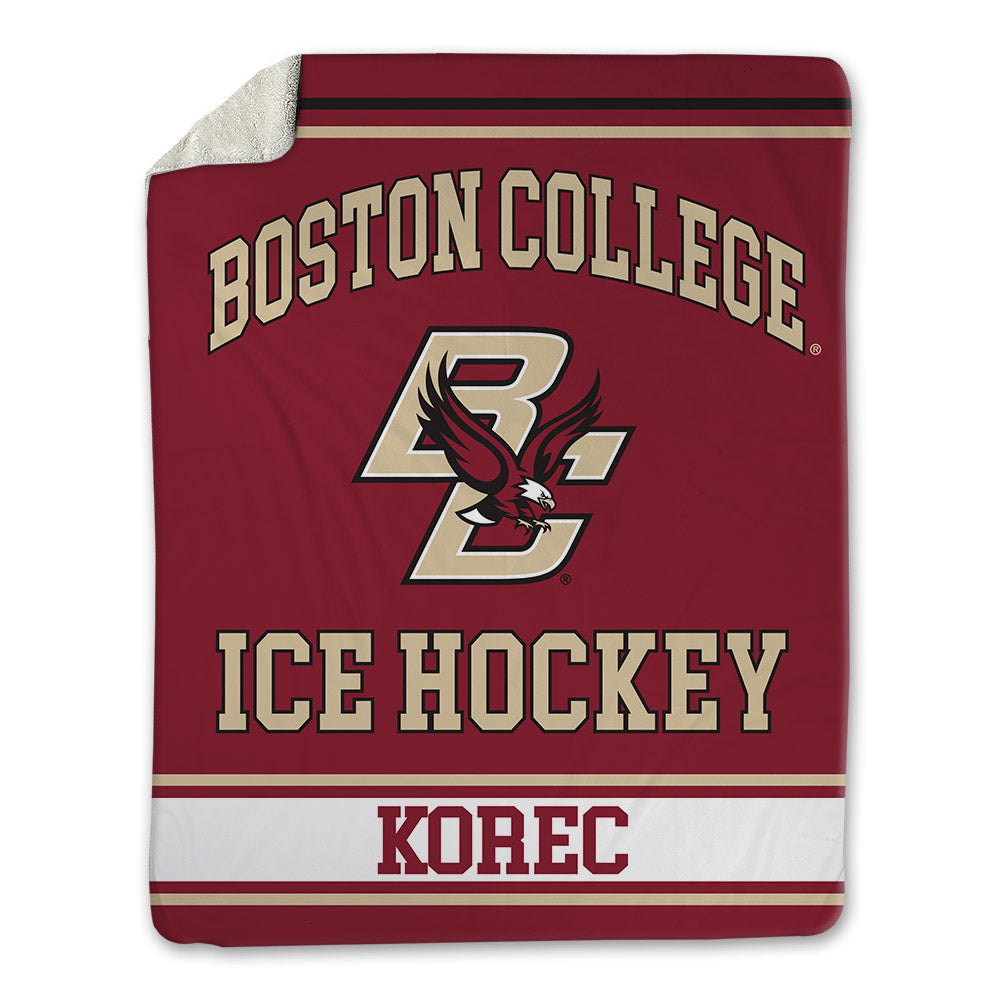 Boston College - NCAA Men's Ice Hockey : Jan Korec - Blanket-0
