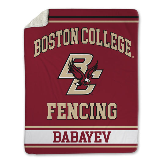 Boston College - NCAA Men's Fencing : Gabriel Babayev - Blanket-0