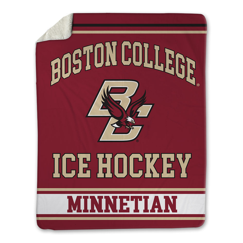 Boston College - NCAA Men's Ice Hockey : Aram Minnetian - Blanket-0