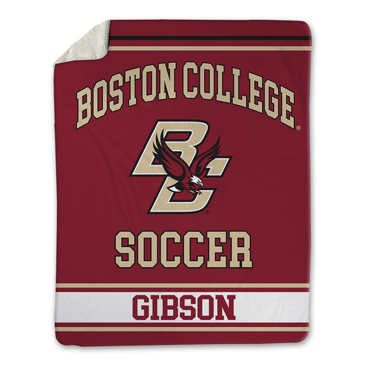 Boston College - NCAA Men's Soccer : Connor Gibson - Blanket-0