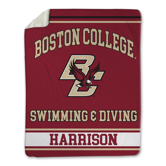 Boston College - NCAA Men's Swimming & Diving : Peyton Harrison - Blanket-0